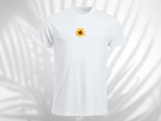 "Solsikke" - T-skjorte med blomster | Herre